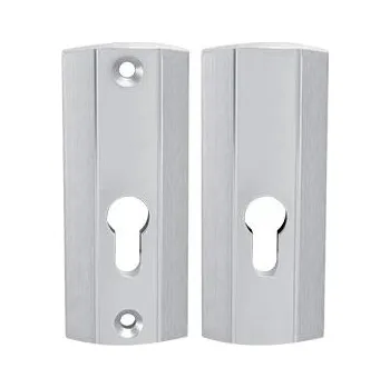 Dveřní kování AXA - ROZETA PRESTIGE PZ otvor pro vložku, 105 mm, přídavná rozeta F1 - Přírodní elox