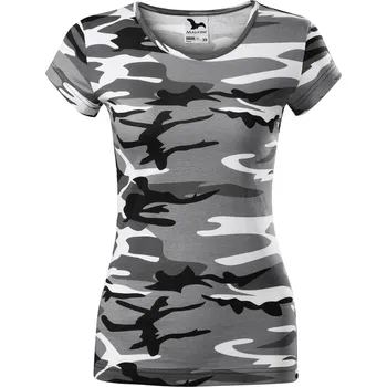 Dámské tričko Malfini Camo pure Dámské triko C22 camouflage gray XL