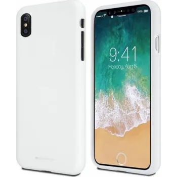 Pouzdro na mobilní telefon Mercury Mercury Soft iPhone Xs Max bílá/bílá