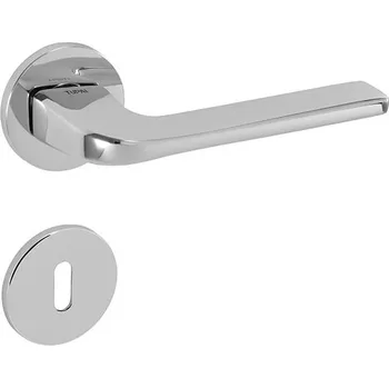 Dveřní kování TI - DARA - R 4007 5S klika/klika, bez spodní rozety OC - ​​Chrom lesklý (03)