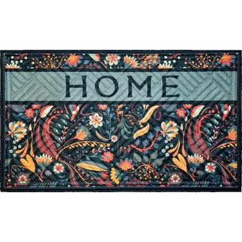 Rohožka Textilní gumová vstupní rohož FLOMA Lima Baxter - délka 45 cm, šířka 75 cm, výška 1,1 cm - 86171644