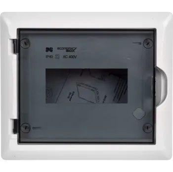 Rozvaděč Elektro-Plast Modular Swindgear 1x8 N/T Economic Box RN 1/8 Transparentní dveře (N+PE)