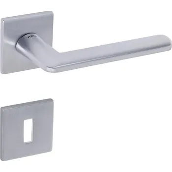 Dveřní kování TI - ELIPTICA - HR 3098Q 5S rozety BBQ, klika/klika OCS - Chrom broušený (96)