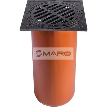 poklop Pipelife Poklop šachty, mříž litinová D400, 40 t, 370 x 370 mm s teleskopem 315 x 500 mm (pro DN315 a DN400, bez manžety), 3295136828