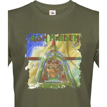 Pánské tričko Pánské tričko Iron Maiden, Barva Military - 69, Velikost 2XL, Canvas Pánské tričko s krátkým rukávem Bezvatriko.cz 1882