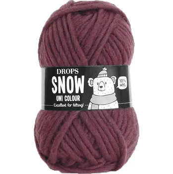 Příze Příze DROPS Snow uni color 95 - kaštanová