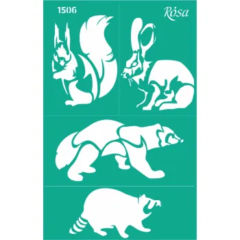 Šablona opakovatelně samolepící 13x20cm – 1506 (Šablona opakovatelně samolepící 13x20cm – 1506)