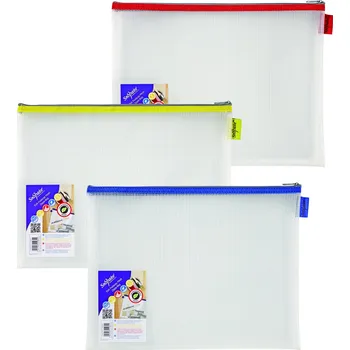 Obal se zipem EVA Mesh 36 x 27,5 cm - mix barev