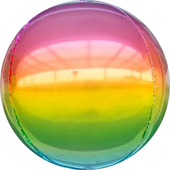 Fóliový balónek 16 palců Rainbow ball
