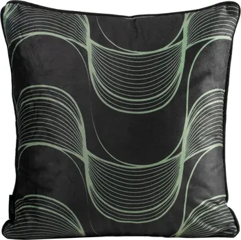 Polštář Polštář POLO černá/zelená 40x40 cm Mybesthome Varianta: Povlak na polštář, 40x40 cm