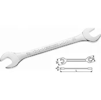 Klíč Klíč oboustranný leštěný DIN 3110 6-7mm TONA