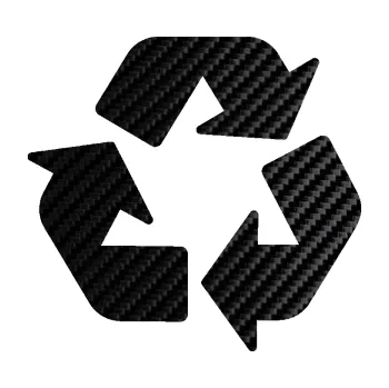 samolepka Recyklace 001 symbol (50 - 3D karbon černý) SAMOLEPKA NA AUTO, NÁLEPKA, FÓLIE, POLEP, TUNING, VLASTNÍ TEXT, TISK, AUTOSAMOLEPKY.cz, POLEPY, OBRÁZEK, LOGO, 3D STICKERS
