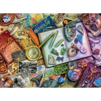 RAVENSBURGER Puzzle Stůl archeologa 500 dílků
