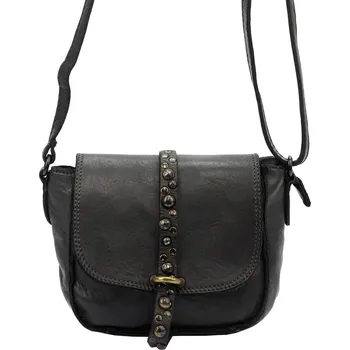 Kabelka Dámská kožená crossbody kabelka VS 002 černá