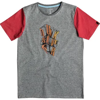 Cyklistické kalhoty Dětské tričko QUIKSILVER 17 EQBZT03460 HEATHER