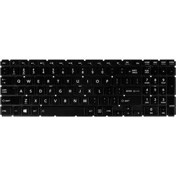 Náhradní klávesnice pro notebook Podsvícená Toshiba Satellite L55D-B Klávesnice