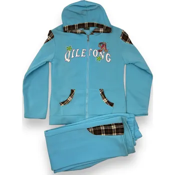 Jiadali Dívčí modrá tepláková souprava Barva: Modrá, Velikost: 140