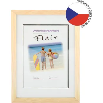 Rám na obraz Hama rámeček dřevěný EVA, přírodní, 10x15 cm