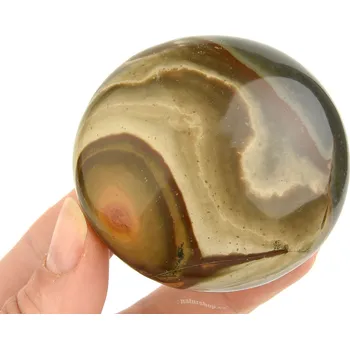 Přírodní kámen Hladký kámen jaspis pestrý 133g