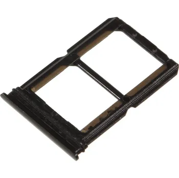 Náhradní díl pro mobilní telefon OnePlus 6 SIM tray černý, držák, šuplík