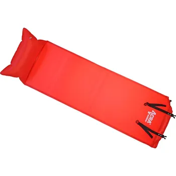 Karimatka Acra Samonafukovací karimatka s polštářkem Acra 2,5cm - červená