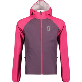 Cyklistické kalhoty Dětská cyklistická bunda Scott Jacket Jr WP Dark Purple/Carmine Pink