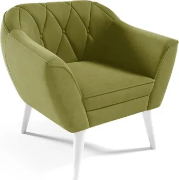 Křeslo Křeslo Victoria - Velutto 09 Barva nožiček: Bílá