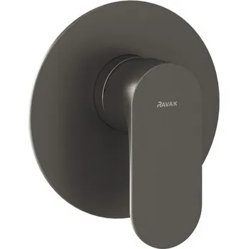 Vodovodní baterie Ravak Podomítková baterie Eleganta EL 062.00, bez přepínače EL 062.20GB.O1 Podomítková baterie, 1cestná s tělesem, Graphite Brushed X070336 + voucher# Dodatečná sleva 5% kód: KOUPELNA