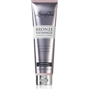 Samoopalovací přípravek Loving Tan Bronze Shimmer samoopalovací krém odstín Ultra Dark 120 ml