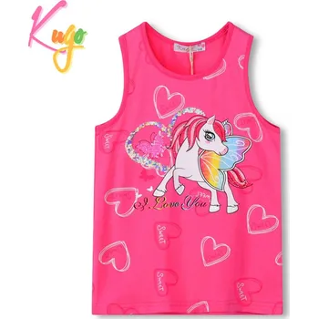 Dívčí tričko Dívčí tílko Kugo MC1713 - růžová Barva: Růžová, Velikost: 104