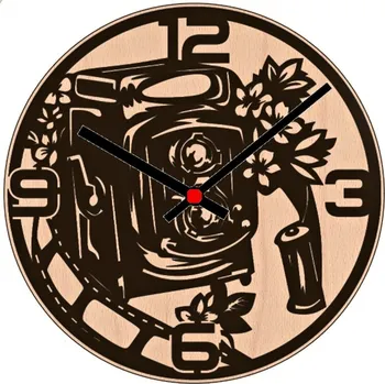 Hodiny VypálímTi.cz Nástěnné hodiny - Fotograf