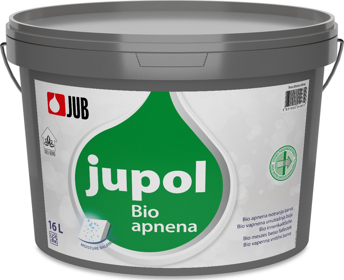 JUB Jupol Bio vápenná malířská barva 5 l
