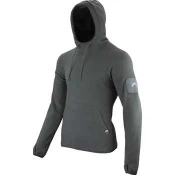 Pánská móda Viper® Mikina klokanka s kapucí FLEECE Titanium ŠEDÁ velikost: S
