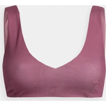 Dámské plavky 4F 4FSS23UBKTF024 DARK PINK Horní díl plavek US S