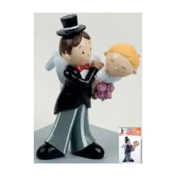 Svatební dekorace Modecor Svatební pár 15 cm