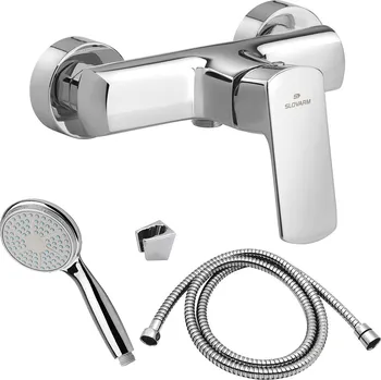 Vodovodní baterie Slovarm - EH.3520-150 - Baterie sprchová nástěnná, s příslušenstvím, rozteč 150 mm - 482225