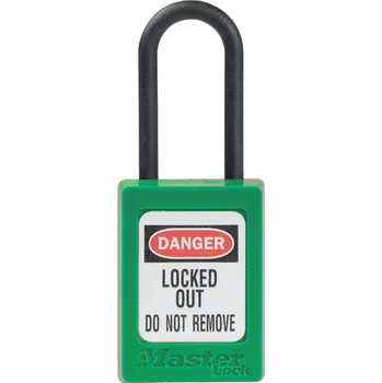 Visací zámek Nevodivý zámek s tenkým okem, zelená, 1 ks