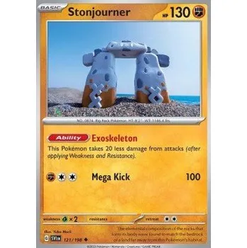 Volný čas Pokémon SV1en 121/198 Stonjourner - Scarlet & Violet Stav: Near Mint, Verze: NORMAL