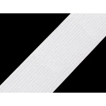 Pruženka tkaná šíře 40 mm, barva 2 bílá
