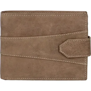 Pánská kožená peněženka taupe - Tomas Inrogo šedá