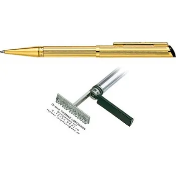 Heri Diagonal Gold, kuličkové pero s razítkem