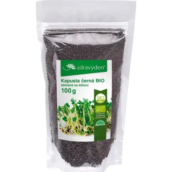 Přírodní produkt Kapusta černá BIO – semena na klíčení 100g