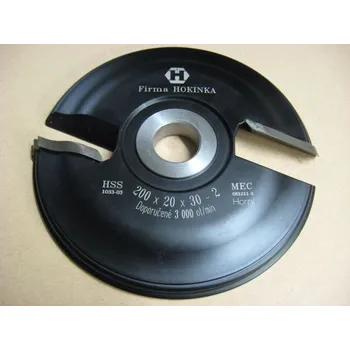 Příslušenství k frézce Fréza na výplně dveří 200X20X30-2v-2 břity-HOKINKA