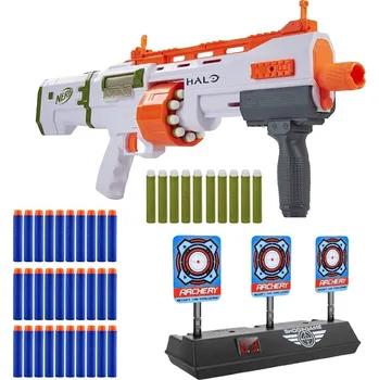 Dětská zbraň Nerf Halo Bulldog SG E9271+ elektronický terč + 30 šípů