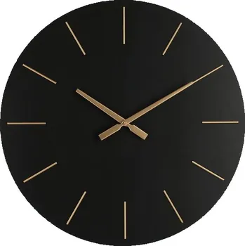Hodiny BIZZOTTO Nástěnné hodiny TIMELINE černé 60 cm 0182385