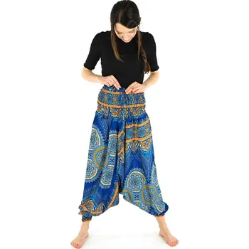 Dámské kalhoty Kalhoty harémové Aladin Orange modré