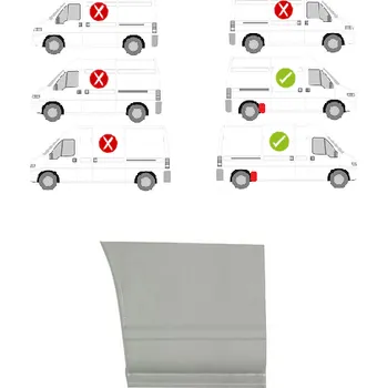 Karosérie Lem zadního blatníku pravý CITROËN JUMPER (230),01.02-08.06, CITROËN JUMPER (244) , 06.94-12.01, FIAT DUCATO (230), 03.94-04.02, FIAT DUCATO (244), 04.02-09.06 PEUGEOT BOXER (230), 06.94-04.02, PEUGEOT BOXER (244), 04.02-08.06