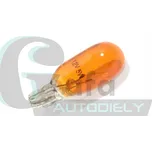 Žárovka 12V 5W celoskleněná oranžová