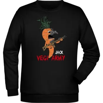 Pánská mikina Mikina Jack - Vegi army - černá