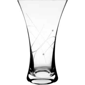 Váza Bohemia Crystal Skleněná váza 5211 galaxie - 250 mm Swarovski, Preciosa